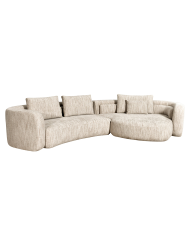 Natürliches Lounge-Sofawinkel Angusto