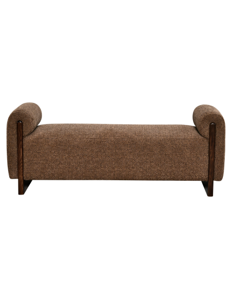 Bench Fabric Brown with Square Mesh Winslow