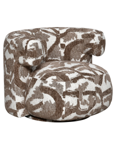 Lounge-stoel Zwenkbruin Nature Talley 2