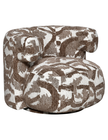Lounge-stoel Zwenkbruin Nature Talley