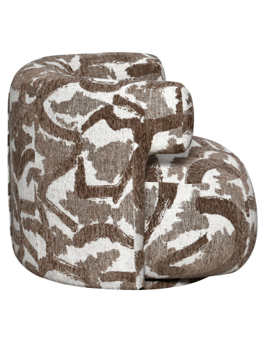 Silla de salón Swivel Brown Nature Talley