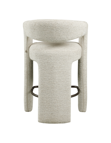 Sgabello per controsoffitto in tessuto lineare naturale Soho | Loft Attitude
