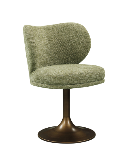 Sedia in tessuto morbido Pistacchio dolce Amply | Loft Attitude