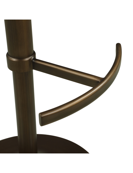 Sgabello da bar Girevole naturale tessuto naturale AMELY | Loft Attitude