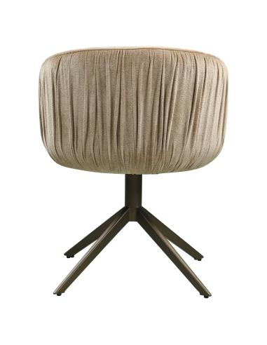 Cadeira giratória Tecido macio Cassi | Loft Attitude