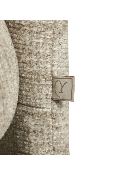 Lotto di 2 sedie Tessuto dolce Maya naturale | Loft Attitude