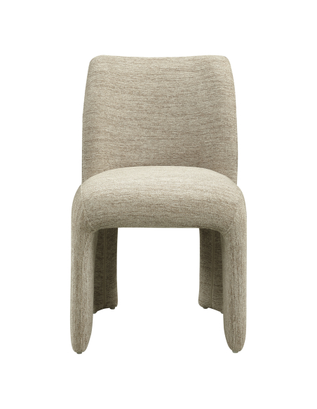 Lot of 2 Chairs Sweet fabric Natural Maya | Loft Attitude