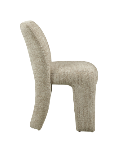 Lote de 2 cadeiras Tecido doce natural Maya | Loft Attitude