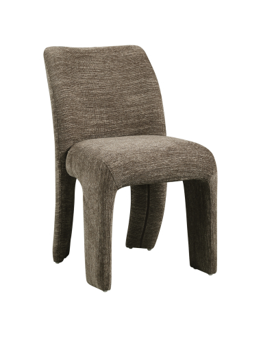 Partij van 2 stoelen Zachte Stof Brown Maya | Loft Attitude