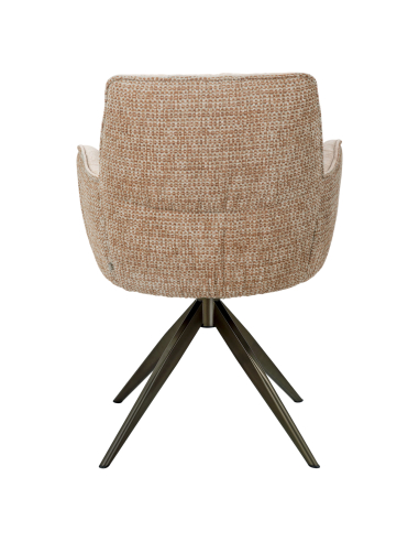 Sedia girevole Jacquard Ginger Case in tessuto | Loft Attitude