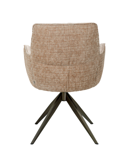 Cadeira giratória Jacquard Ginger Chase Tecido | Loft Attitude