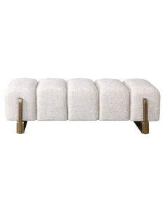 Capitonn Bench Tweed Cream Design Caleo 2