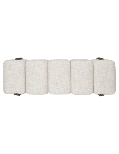 Capitonn Bench Tweed Cream Design Caleo