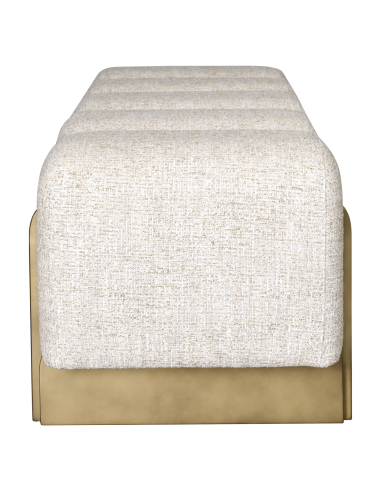 Capitonn Bench Tweed Cream Design Caleo