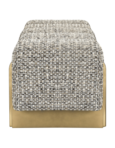 Capitonn Bench Tessuto Tessuto Grigio Design Caleo
