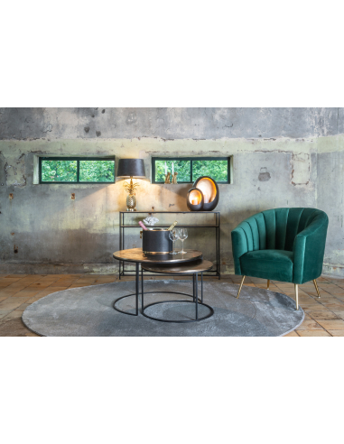 Table basse Asher champagne gold (Set of 2)