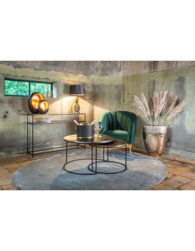 Couchtisch Asher Champagnergold (Set of 2)