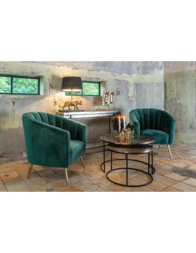 Table basse Asher champagne gold (Set of 2)