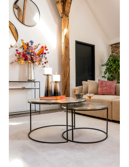 Table basse Asher champagne gold (Set of 2)