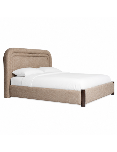 Sand Tweed Bed 160x200 Citadel - Richmond Interiors