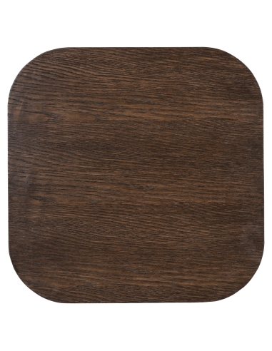 Mesa de apoio com tampo em carvalho e base piramidal design BONVOY
