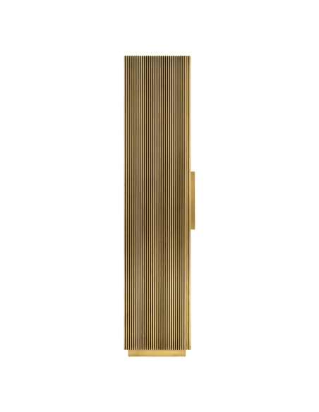 Fluted gold brass storage cabinet design IRONVILLE