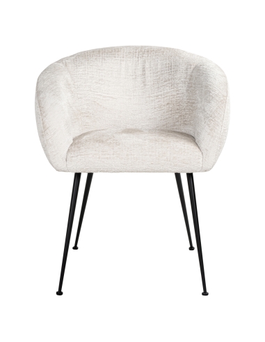 Cream Fusion fabric dining chair RUBY