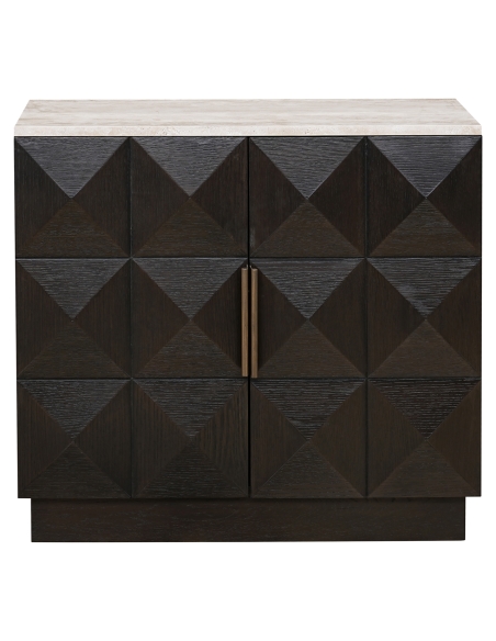 Oak and travertine sideboard CLAREMONT | Loft Attitude