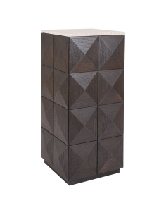 Colonne chêne travertin CLAREMONT | Loft Attitude