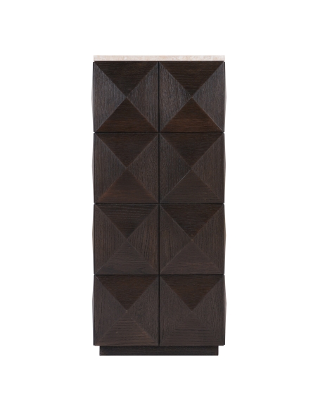 Colonne chêne travertin CLAREMONT | Loft Attitude