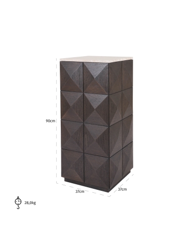 Colonna rovere travertino CLAREMONT | Loft Attitude