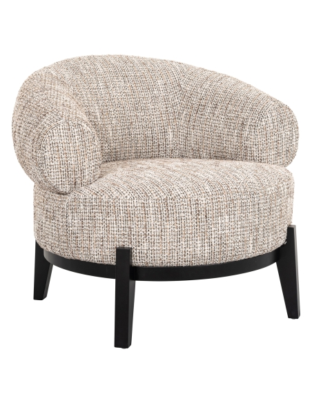 Bouclé-Sessel beige MONTANA | Loft Attitude