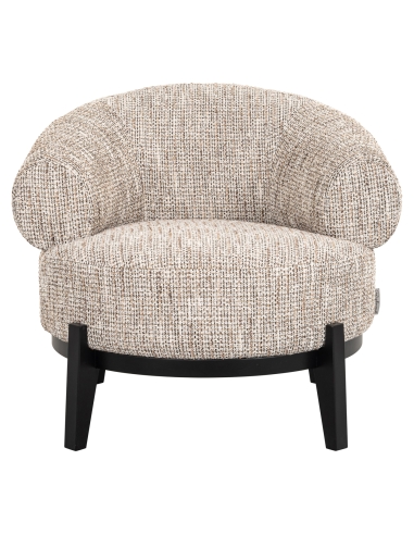Fauteuil bouclé beige MONTANA | Loft Attitude