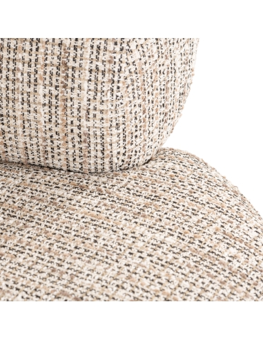 Poltrona bouclé beige MONTANA | Loft Attitude