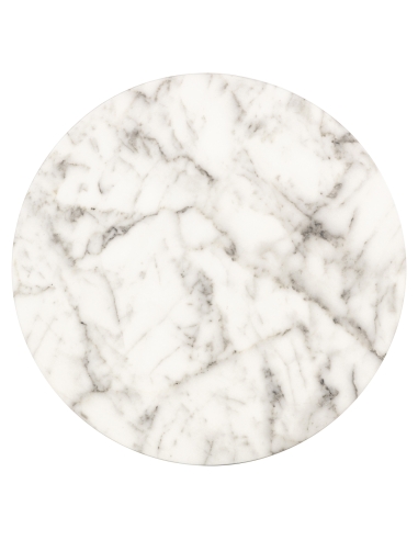Table d'appoint marbre blanc KITA | Loft Attitude