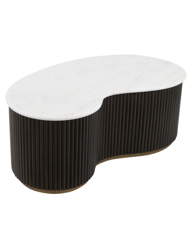 Marble and wood coffee table MAYFIELD | Loft Attitude