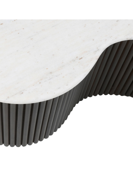 Marble and wood coffee table MAYFIELD | Loft Attitude