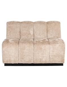 Beige fire-retardant dining bench HILLPARK