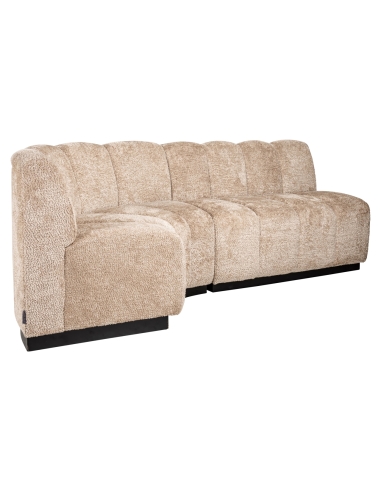 Banc de salle à manger beige ignifugé HILLPARK