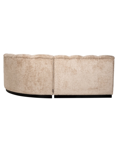 Beige fire-retardant dining bench HILLPARK