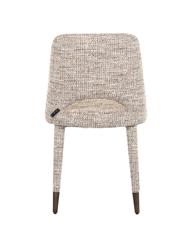 Silla de tejido beige lote de 2 CECILIA | Loft