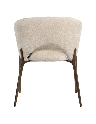 Cadeira bouclé creme KENZI | Loft Attitude decoração