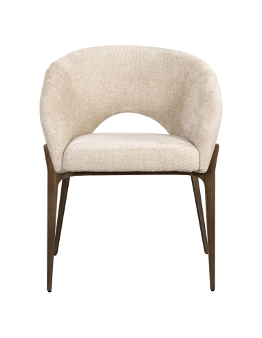 Crèmekleurige bouclé stoel KENZI | Loft Attitude decoratie