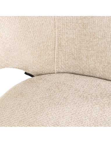 Silla bouclé crema KENZI | Loft Attitude decoración