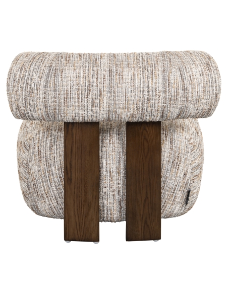 Sessel Kokon Stoff Taupe ARABELLA | Loft Attitude