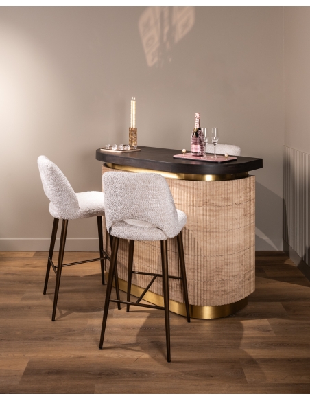 Beige Martini Bar
