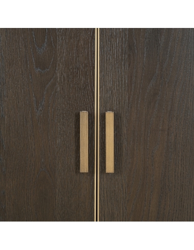 Armoire étagères ouvertes chêne RIVERTREE | Loft