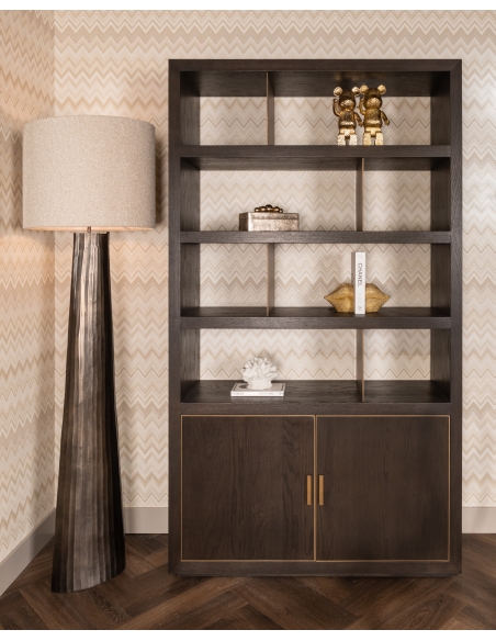 Offener Regal-Schrank Eiche RIVERTREE | Loft