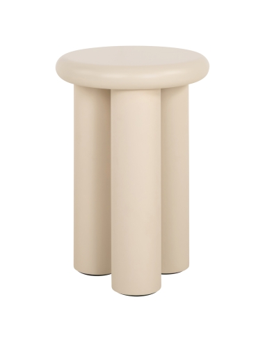 Driepoot bijzettafel beige ELBAZ | Loft Attitude