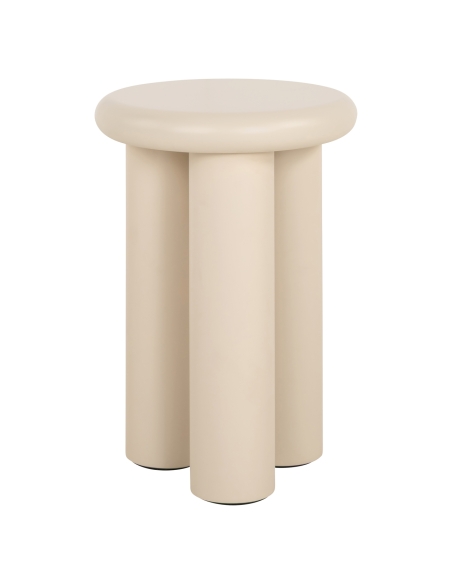 Tripod beige side table ELBAZ | Loft Attitude